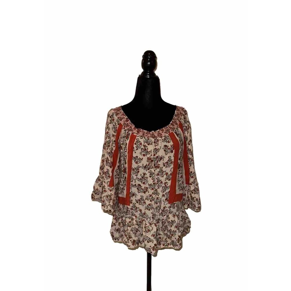 Women’s Democracy Medium Multicolor Blouse 3/4 Sleeve